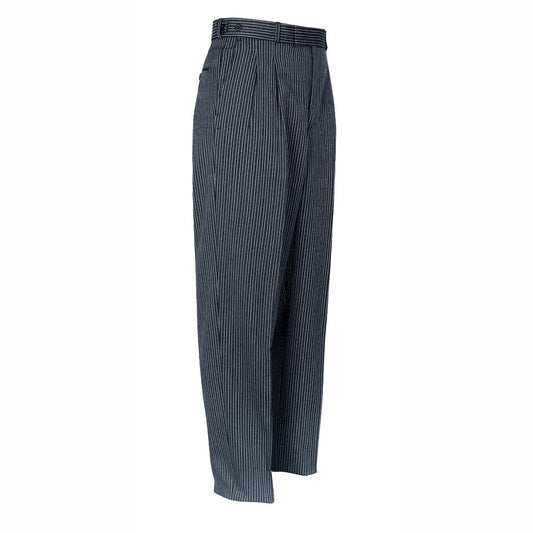 Brook Taverner Black/Grey Striped Trousers 8022C