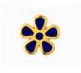T 1154 - Forgetmenot Tie Tac/Lapel pin - Gold plate